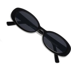Retro Oval Sunglasses Polarized UV400 Small Vintage 90s Sunglasses Women Men
